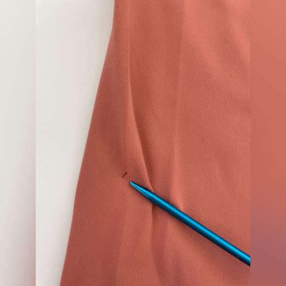 Lululemon peach pink Align pants Crop leggings 21" *Cool Rustic Coral unlined 6 - Picture 6 of 10